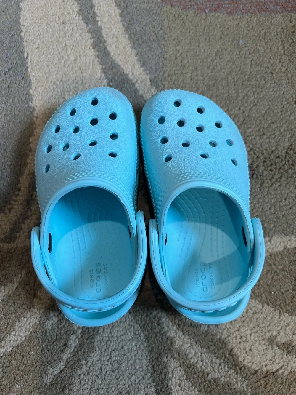CROCS Kids Light Blue Classic Clog Sandals